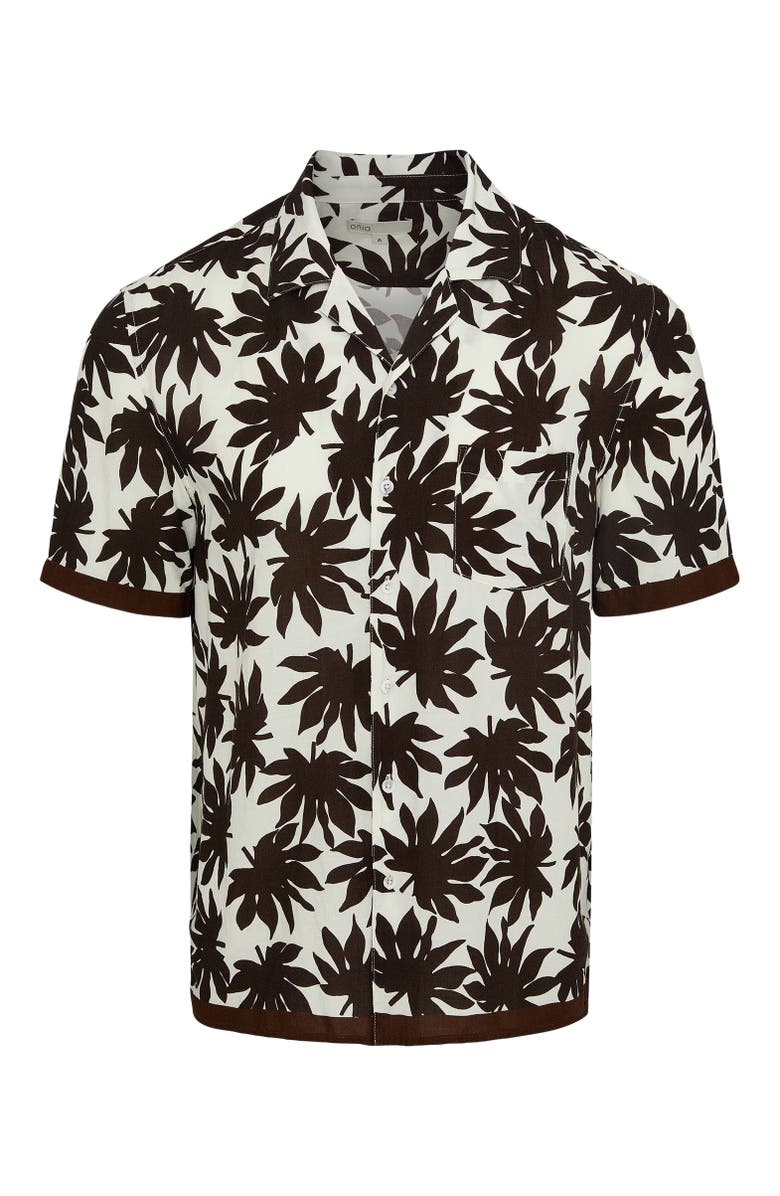 Onia Air Linen Shirt, Alternate, color, Egret