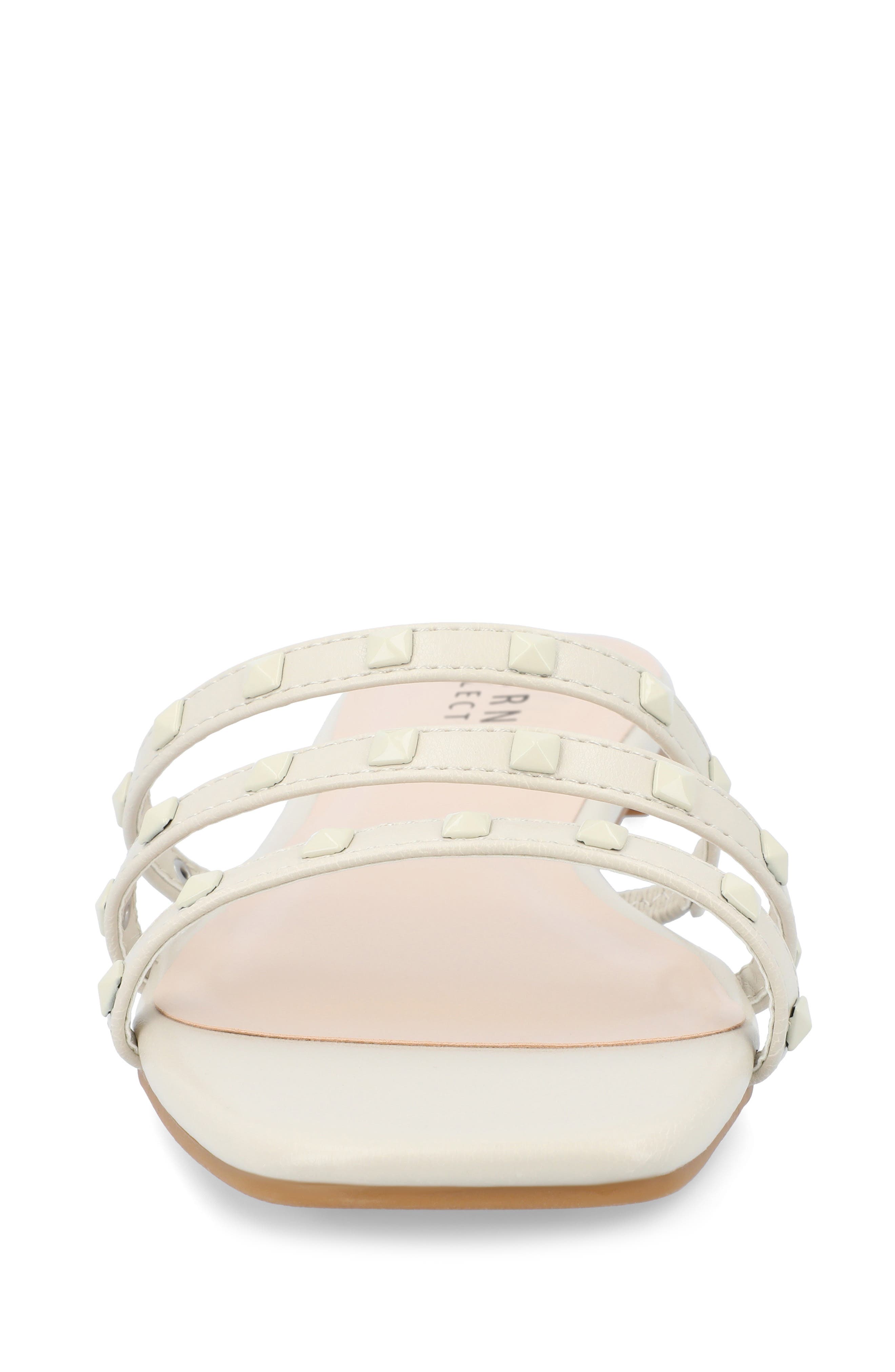 Journee Collection Camarie Sandal, Alternate, color, Beige