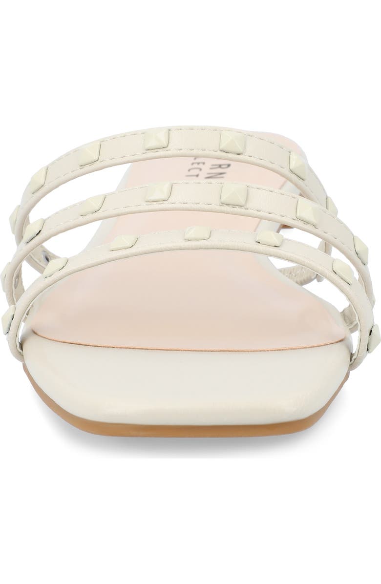 Journee Collection Camarie Sandal, Alternate, color, Beige