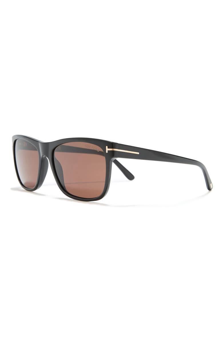 TOM FORD 59mm Giulio Rectangle Sunglasses, Alternate, color, 