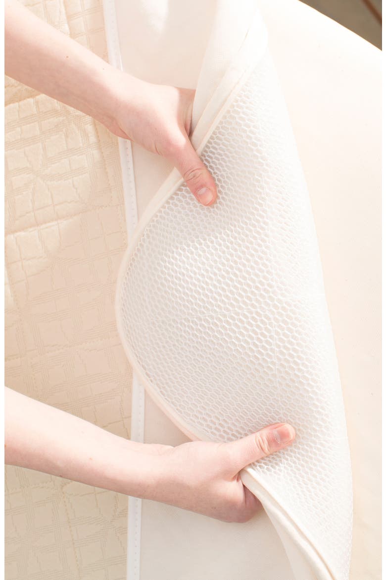 Ultra Breathable Crib Mattress Cover, Alternate, color, NATURAL