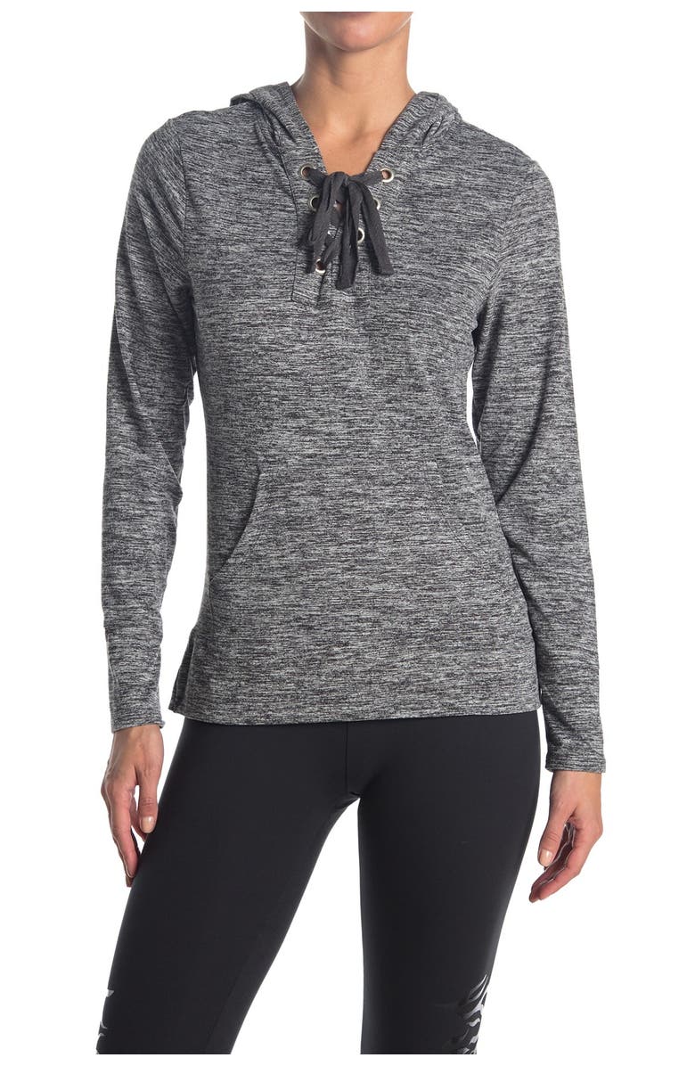 MARIKA Danique Lace Front Hoodie, Main, color,