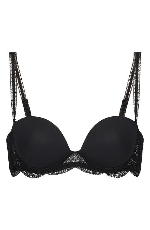 Simone Perele Karma Underwire Strapless Plunge Bra in Black at Nordstrom, Size 32D