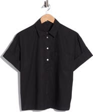 Theory Short Sleeve Poplin Shirt