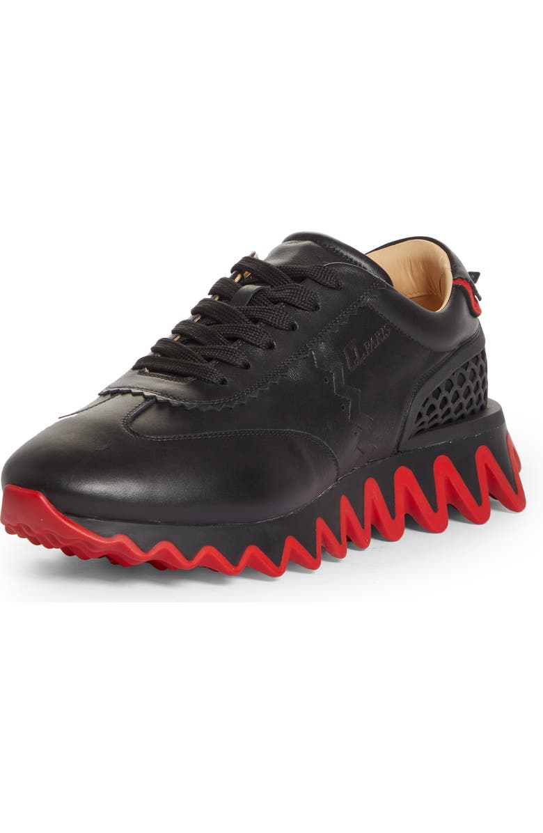 Christian Louboutin Loubishark Low Top Sneaker, Main, color, Black