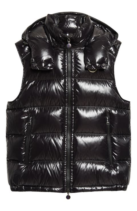 Bormes Down Puffer Vest with Removable Hood