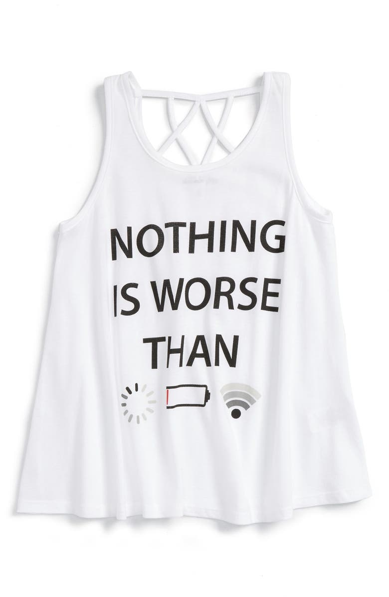 Ten Sixty Sherman 'Nothing Worse Than' Graphic Tank, Main, color, 