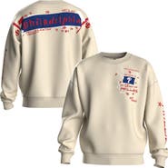 FANATICS Women's Fanatics Beige Philadelphia Phillies Graffiti Fleece Sweatshirt