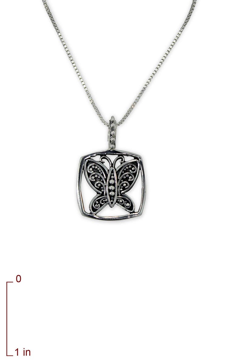 Lori Bonn Butterfly Pendant Necklace, Alternate, color,