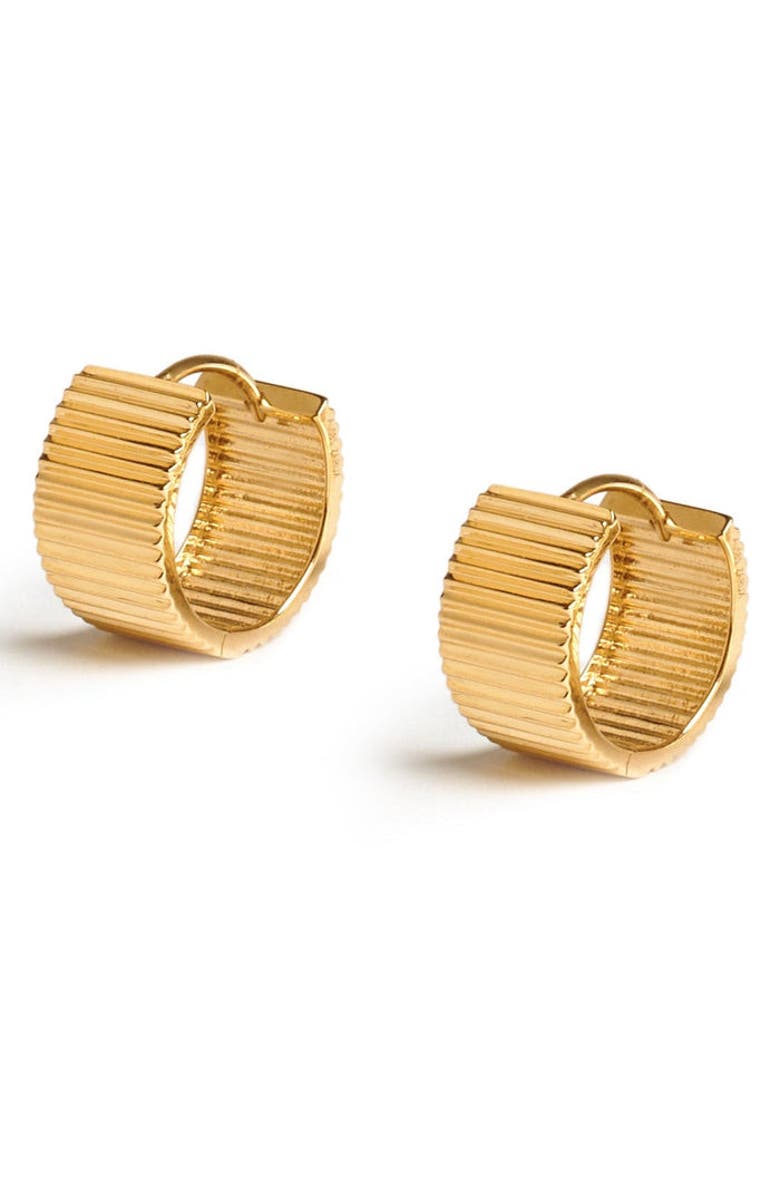 ZARUX Golden Halo Hoops 8mm, Main, color, Yellow Gold