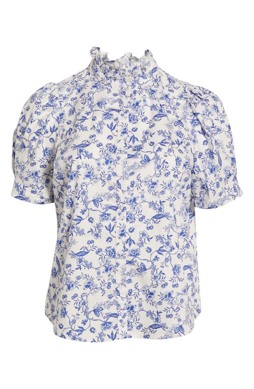 Sugarlips Kearny Floral Print Top In Multi