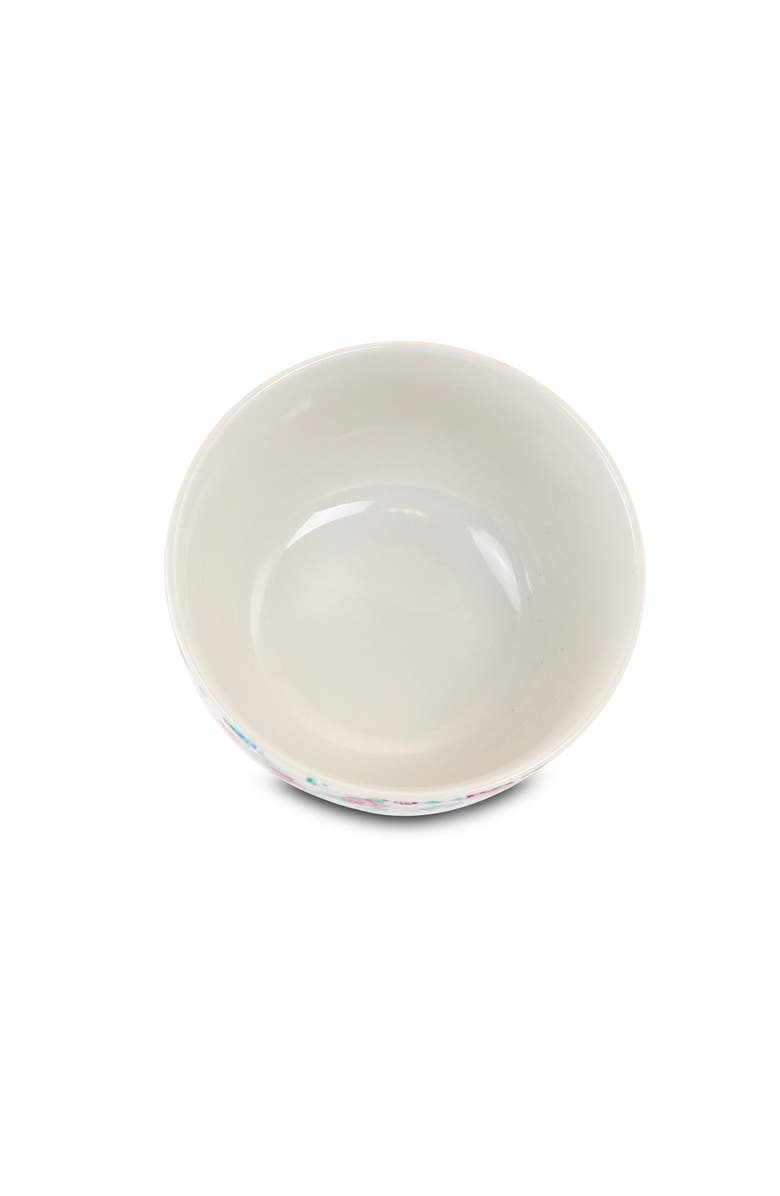 Gibson Home Floral Splash 16 Piece Round Fine Ceramic Dinnerware Set, Alternate, color, White