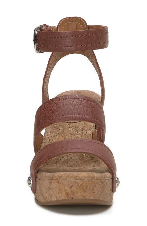 LUCKY BRAND LUCKY BRAND VALINTINA ANKLE STRAP PLATFORM WEDGE SANDAL