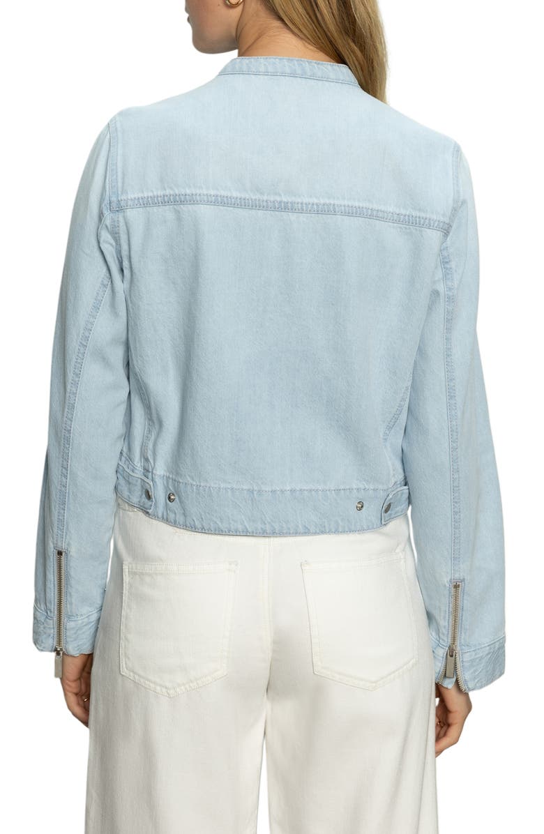 Sanctuary Denim Moto Jacket, Alternate, color,