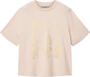 AllSaints Ella Lisa Metallic Graphic T-Shirt