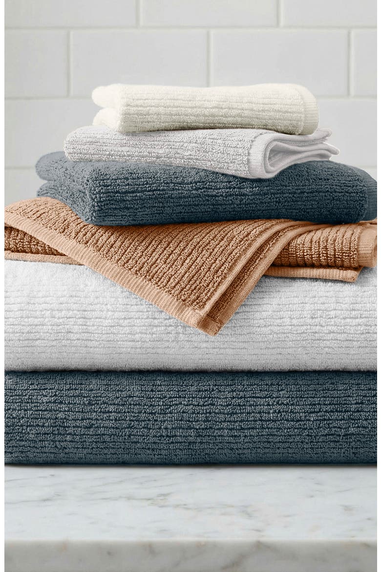 6-Piece Turkish Cotton Towel Set, Alternate, color, ARCTIC FOG
