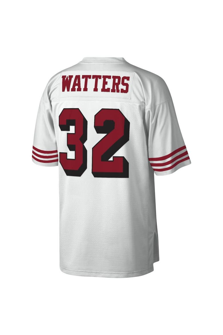 Men's Mitchell & Ness Ricky Watters White San Francisco 49ers Legacy Replica Jersey, Alternate, color, White