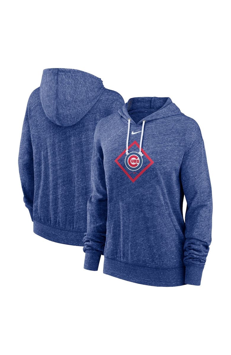 Nike Women's Nike Royal Chicago Cubs Diamond Icon Gym Vintage Lightweight Hooded Top, Main, color,