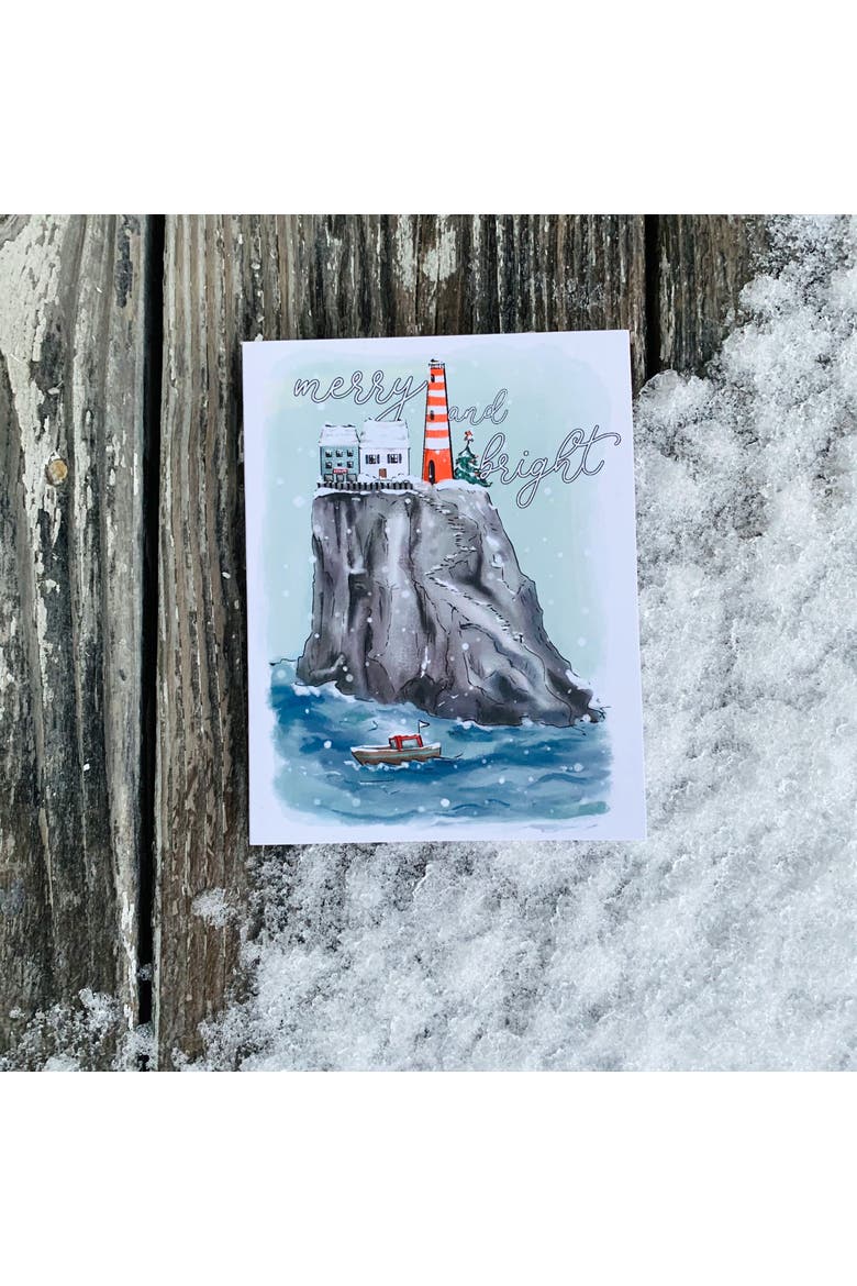 Holiday/Christmas Winter Wonderland Card Pack - 12ct, Assorted, Alternate, color, Multi-Pack