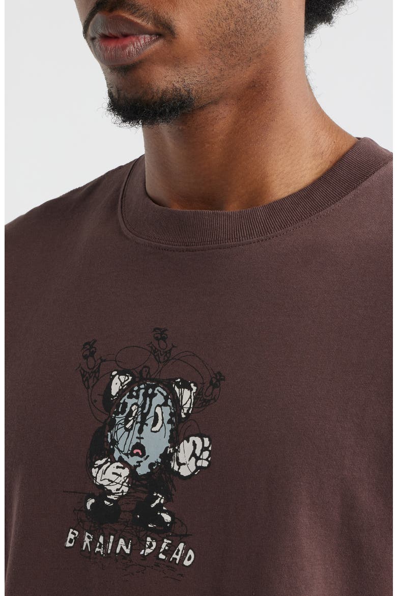 Time is Nigh Cotton Graphic T-Shirt, Alternate, color, BERRY
