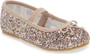 L'AMOUR Kids' Victoria Glitter Flat