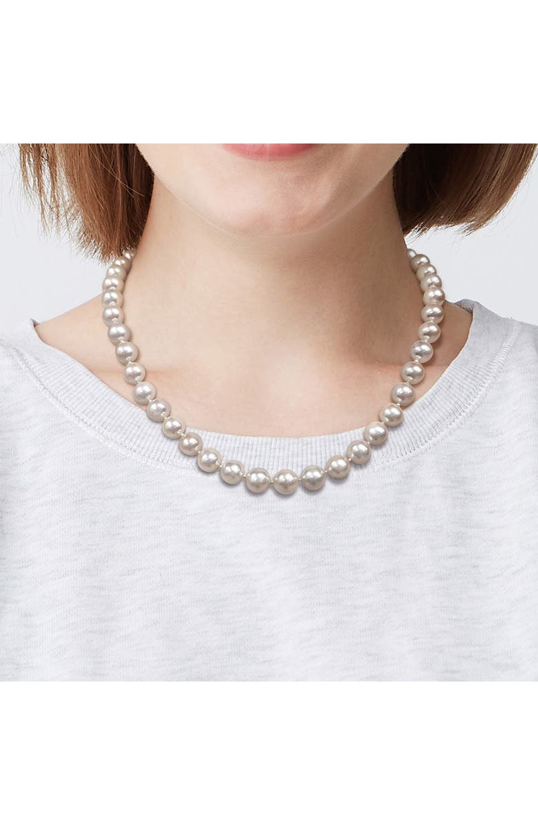 DELMAR Cultured Pearl Necklace, 9–10mm, Alternate, color,