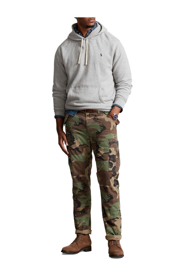 Big & Tall Camo Cargo Joggers, Alternate, color, SURPLUS CAMO