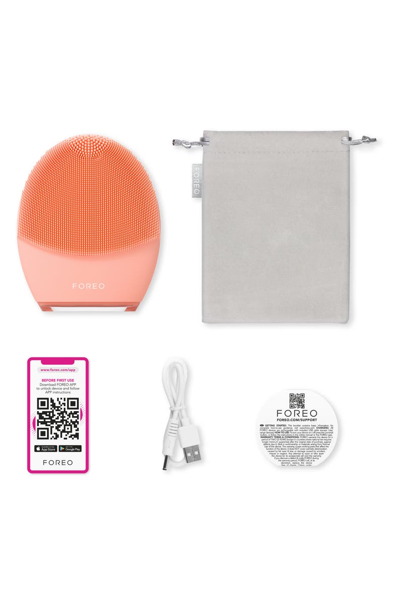 FOREO LUNA<sup>™</sup>4 Balanced Skin Facial Cleansing & Firming Device, Alternate, color, 
