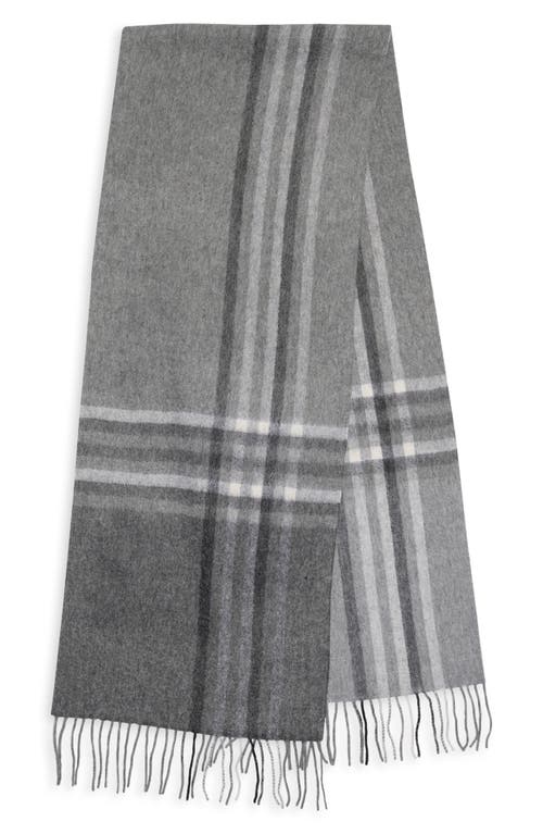 Nordstrom Rack Cashmere Fringe Scarf In Gray