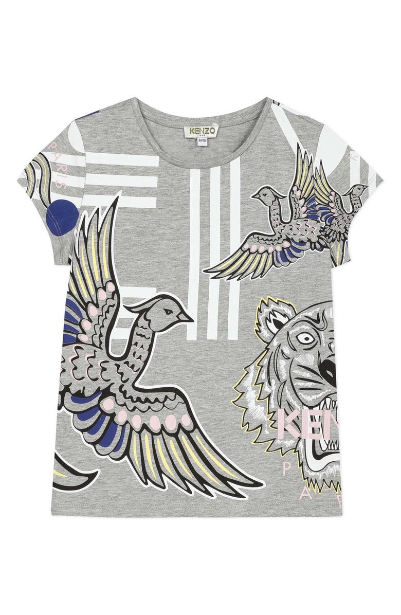 KENZO Multi Iconic Graphic Tee, Main, color, 