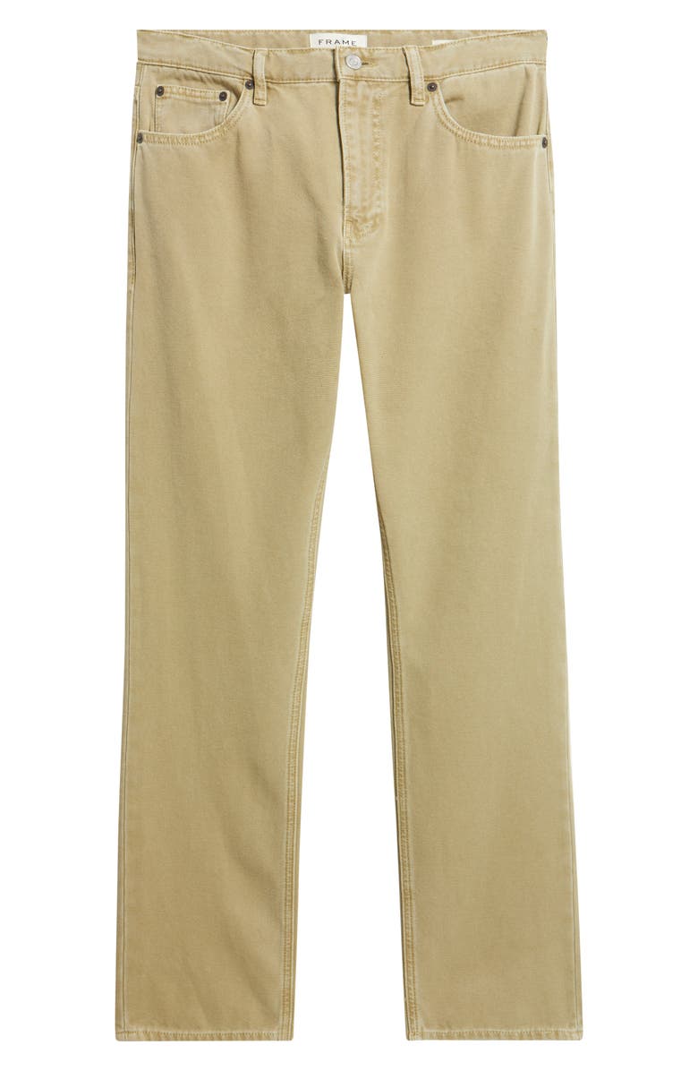 FRAME Modern Straight Leg Jeans, Alternate, color, Antique French Beige