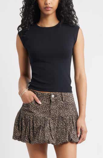 BP. Rib Cap Sleeve T-Shirt