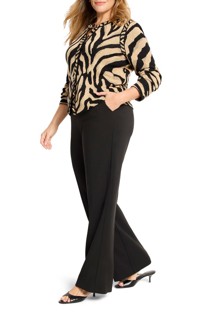 NIC+ZOE Animal Print Cardigan, Alternate, color, Neutral Multi