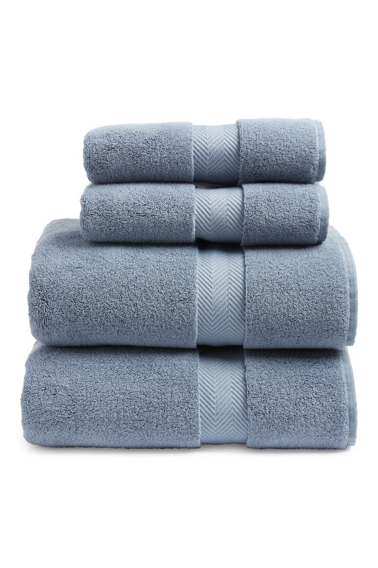 Organic Hydrocotton 4-Piece Bath Essentials Set $116 Value, Main, color, BLUE CHIP
