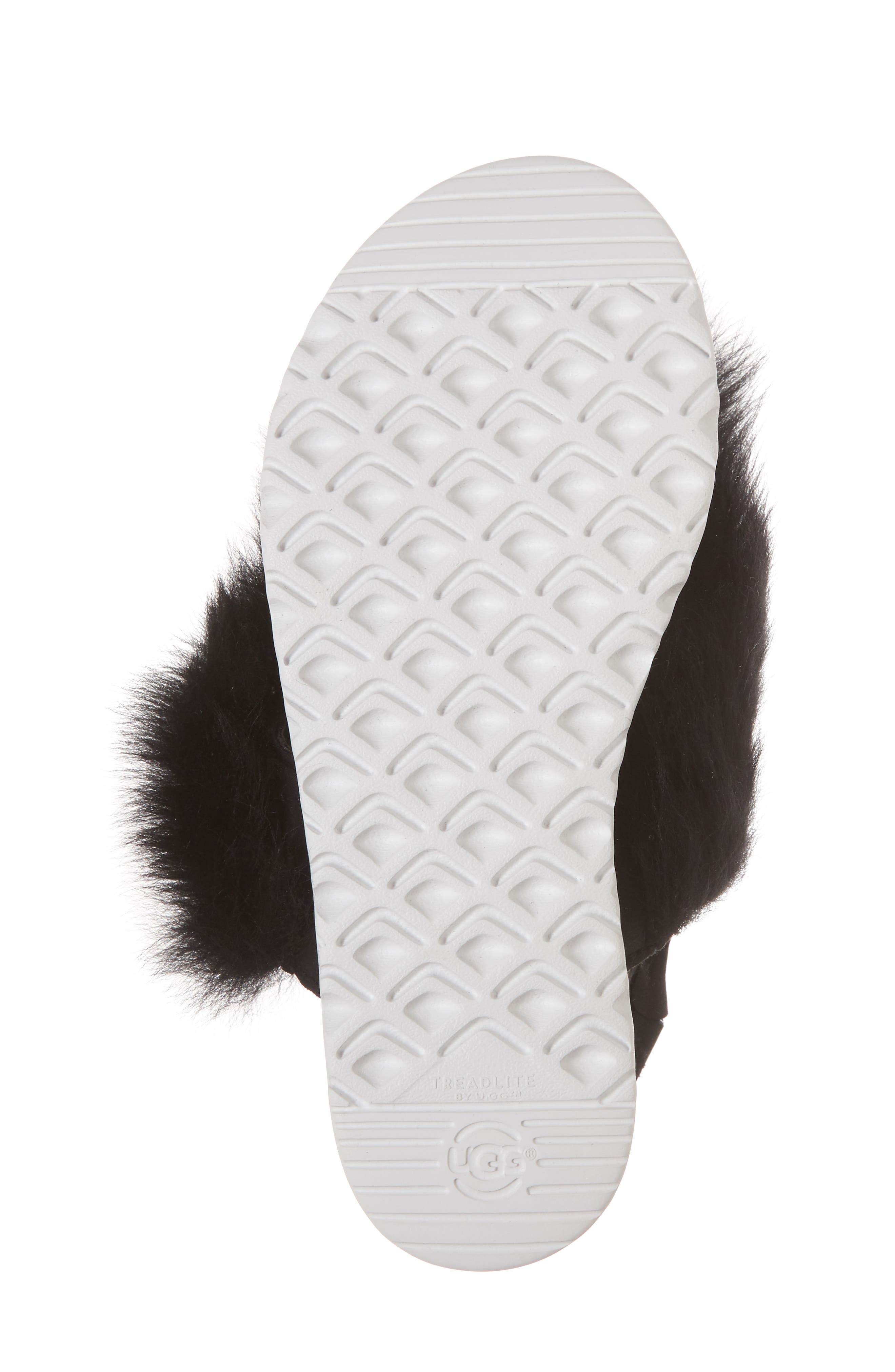 UGG<sup>®</sup> Holly Genuine Shearling Sandal, Alternate, color, 