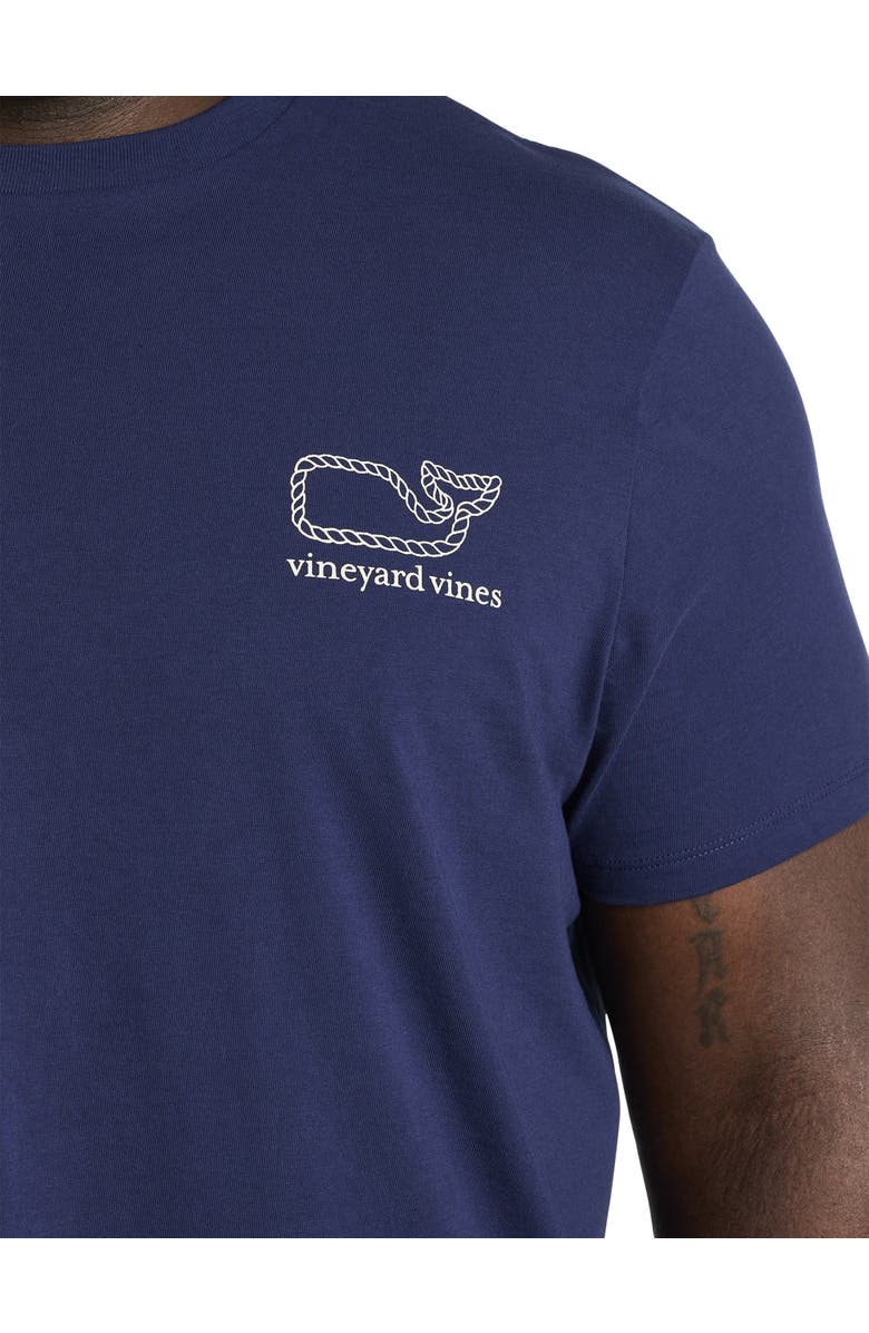 vineyard vines Big & Tall Rope Flag Graphic Tee, Alternate, color, 