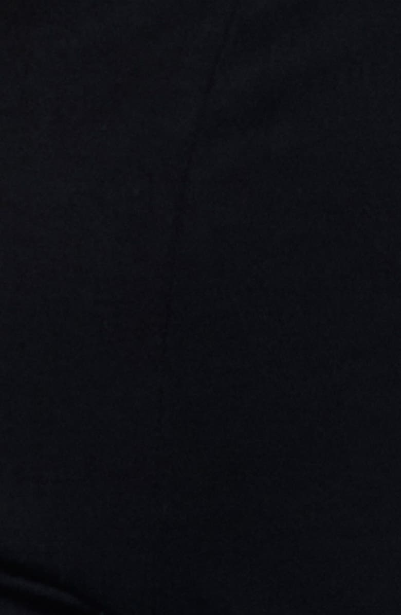 LIONESS Boundless Long Sleeve Wrap Crop Top, Alternate, color, Noir