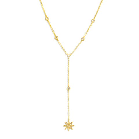 Starburst Lariat Necklace