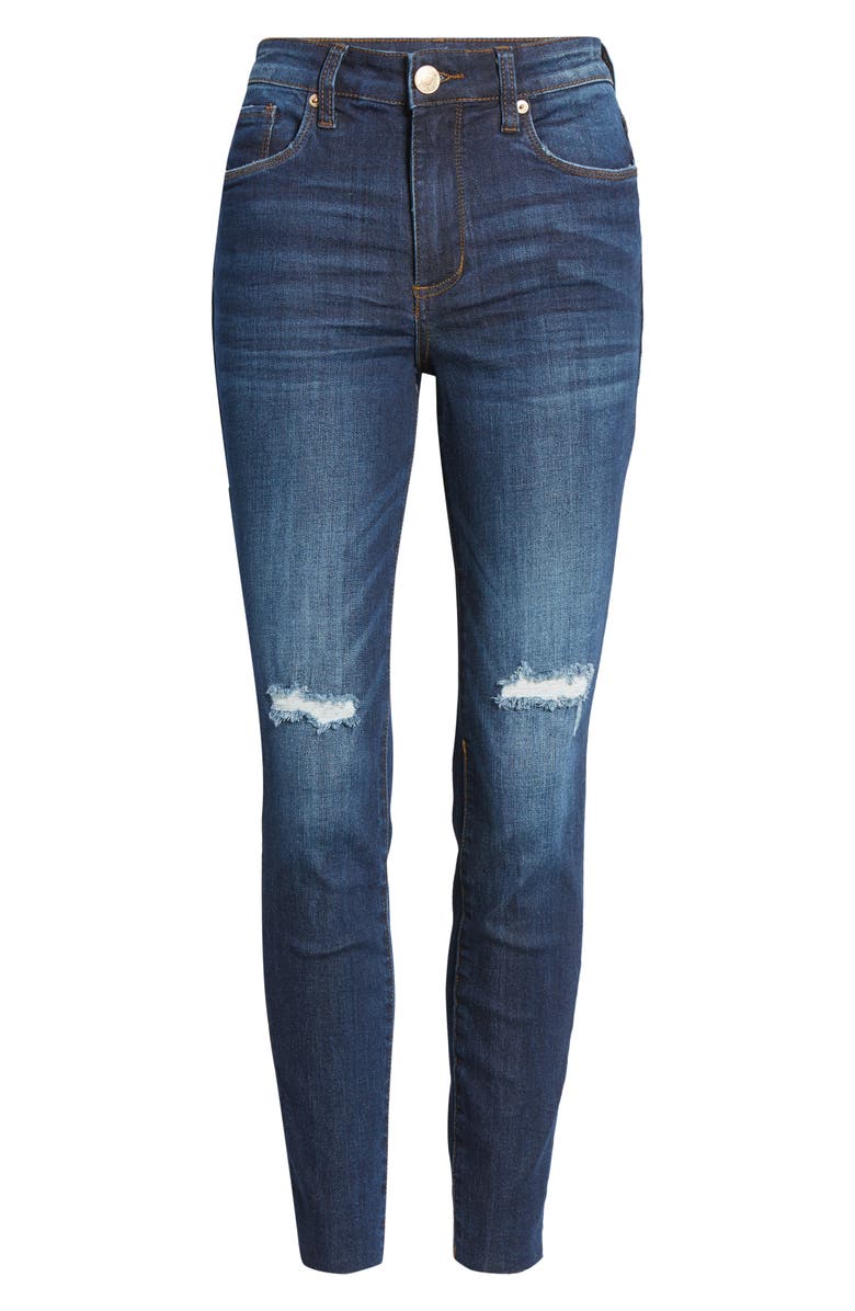 STS Blue Ellie High Rise Raw Hem Ankle Jeans, Alternate, color, 