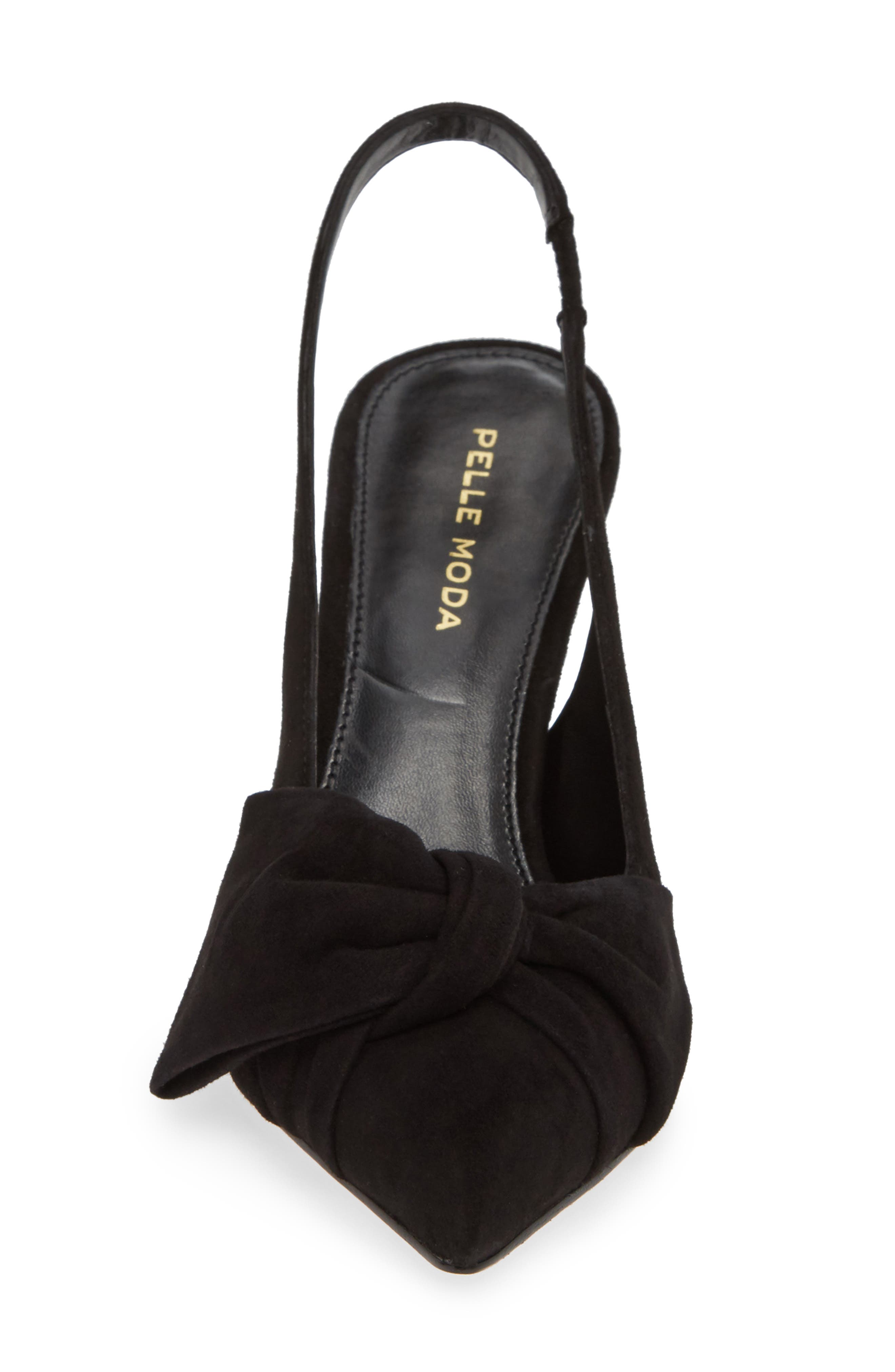 Iza Slingback Pump, Alternate, color, BLACK SUEDE
