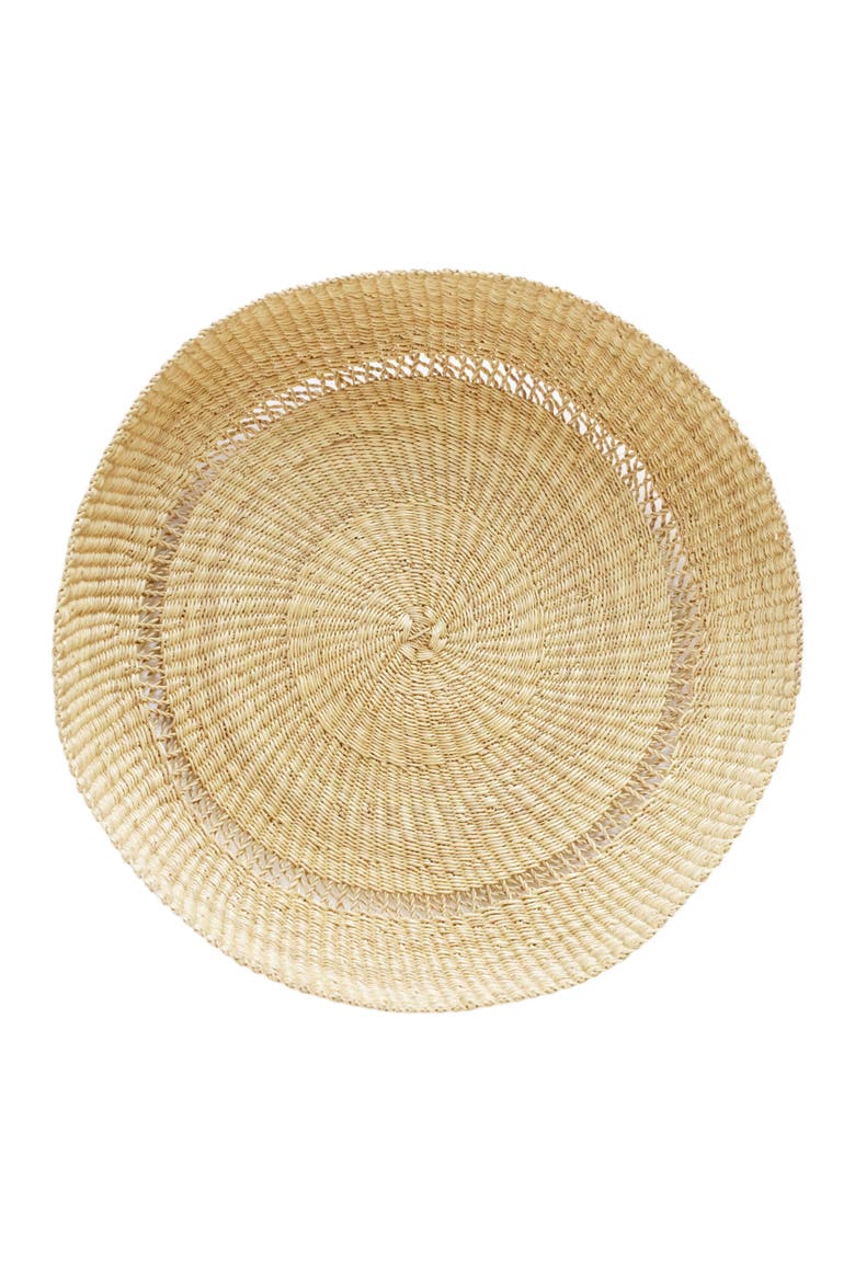 Bolga Large Round Tray, Main, color, Natural
