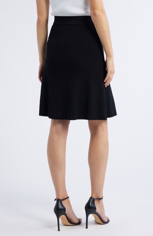 Anne Klein Women's Pull-on Knit Skirt In Anne Black
