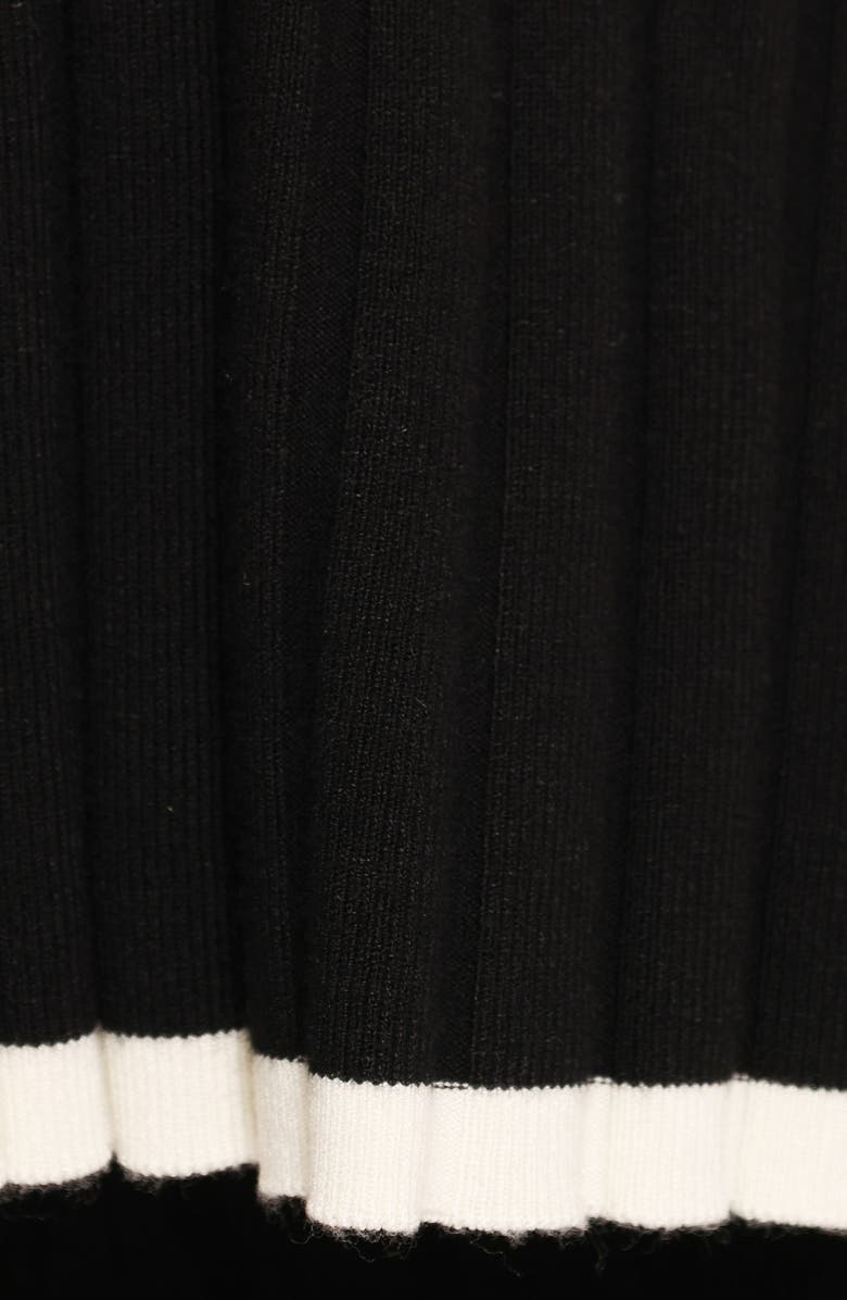 Petal & Pup Dora Rib Knit Ankle Pants, Alternate, color, Black