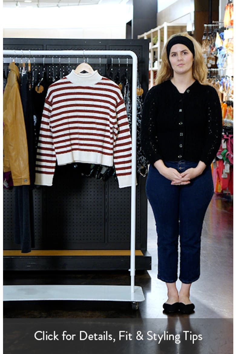 Corrine Stripe Mock Neck Sweater video