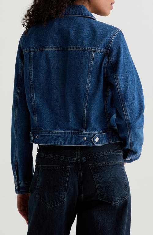 Ag Molly Denim Trucker Jacket In Blue