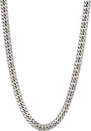 Ed Hardy Men's Stainless Steel Curb Chain Necklace