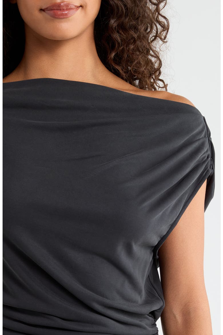 Dominic One-Shoulder Top, Alternate, color, ASH