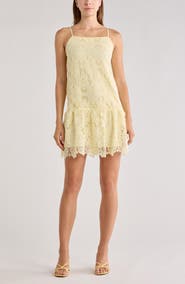 NSR A-Line Lace Minidress