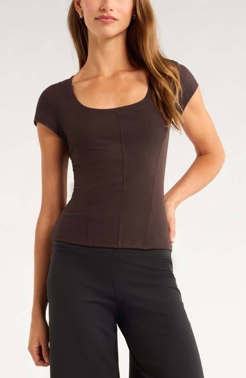 Seamed Rib Top