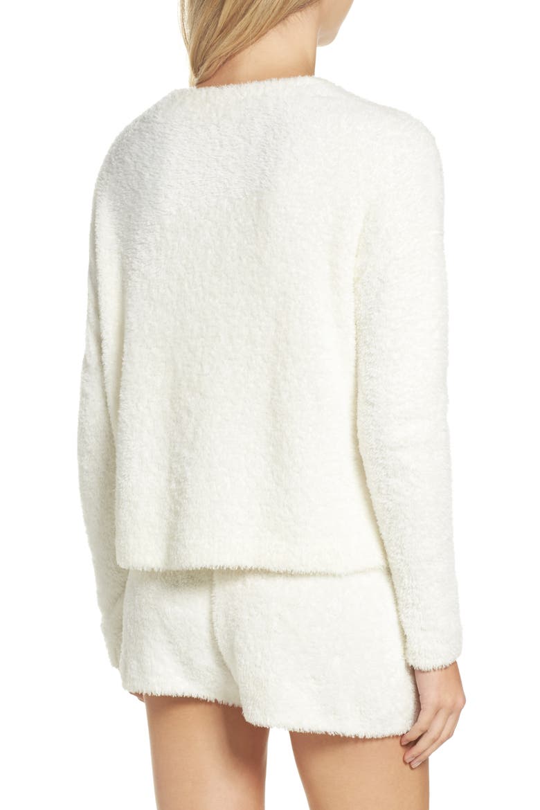 Fuzzy Sweater, Alternate, color, IVORY EGRET MOON AND STARS